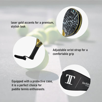 Pala Padel Raquetas De Tenis Racket Paddle Racquet EVA Soft 100%/3K/12K Carbon Fiber 3D Hexgon Paddle with Padel Bag Accessories